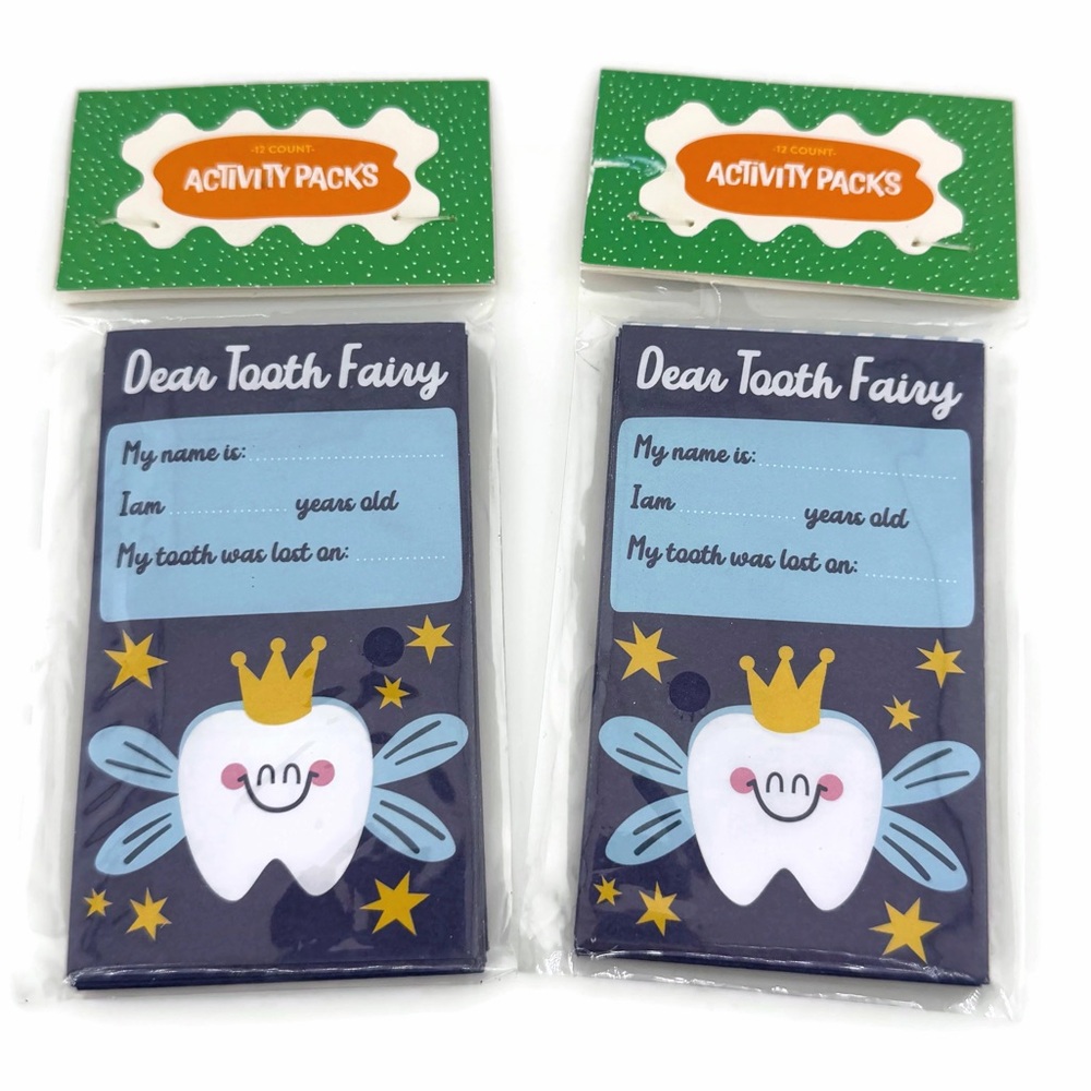 Tooth Fairy Report Pockets - Set of 2 Packs